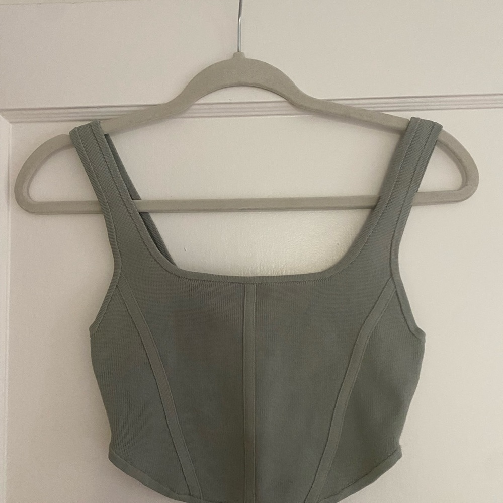 Babaton Sculpt Knit Bustier Tank